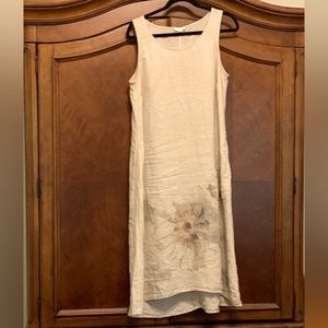 J. Jill PureJill Linen scoop-neck Maxi Dress